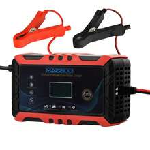 Carregador Bateria Bivolt Portatil 12v Moto Carro 15ah-100ah - Vermelho - Visão 3