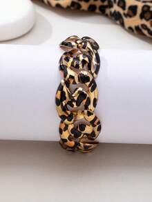 Bộ 3 món phong cách Punk Chic Hip Hop Châu Âu & Mỹ mới năm 2025 gồm dây chuyền dày, vòng tay và bông tai; Bộ dây chuyền tối giản với khóa hình học phóng đại xuyên biên giới Châu Âu & Mỹ. - bộ trang sức - Xem 6