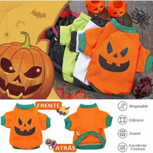 YHEKE 6 Piezas Disfraz de Mascota de Halloween Ropa para Perro y Gato Disfraz de Mascota Fiesta de Cosplay para Perros Pequeños Medianos Gatos Ropa Calabaza/Fantasma M - Pequeño - Ver 3