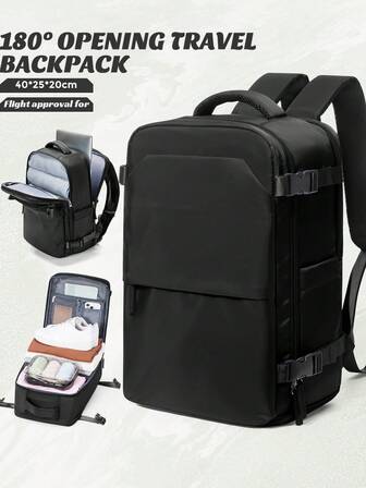 Work Backpack Women Travel Laptop Backpack, 40*25*20,Airplane Approved Travel Backpack Suitcase For Women Men With Computer Compartment, 14Inch Laptop Business Computer Backpack Bag With Fits 15.6" Laptop, Waterproof Backpack Work Large Backpack For Travel Weekender Black, Lightweight College Luggage Bag 14 Inch Laptop Backpack Gifts For Business