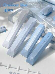 1/4 Roll Gradient Dual-Sided Adhesive Tape, Glue Pen, Essential Stationery, Large Capacity, Long-Lasting, Transparent Glue Pen, Suitable For Crafts And Scrapbooking, DIY Collage And Photo Mounting, Back To School, Stationery Tape, Office Supplies, Handmade Journals And Art Projects, Crafts, Weddings - Multicolor - View 4