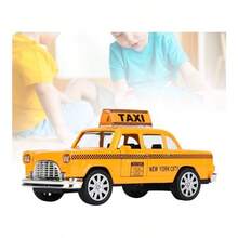 Tnfeeon Taxi de Doble Puerta de simulacin, vehculos fundidos a presin de aleacin 1: 32 Escala Cabina Trasera con Sonido y luzTaxi A - Taxi A - Ver 5