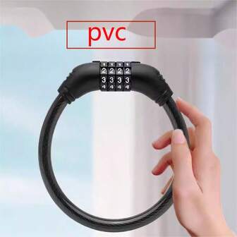 Bike Lock, Portable Bicycle Lock, Password Lock For Mountain Bike, Electric Bike, Outdoor Use