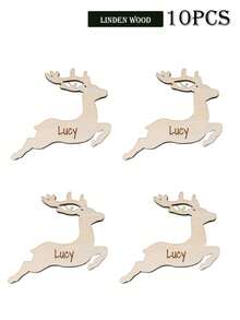 Personalisierte Rentier Glas Dekorationen, individuelle Weihnachts-Weinglas Dekoration, personalisierte Namens-Ornamente, individualisierbare Weihnachtsgeschenke, Weihnachtsparty, Frohe Weihnachten, Rentier, Weihnachten, DIY Ornamente, Weinglas Ornamente, Heimdekoration, Geburtstagsgeschenke, Mama, Papa, Familie, Freund - Stil A - Übersicht 11