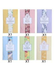 3/6/12件，悬挂式衣柜香囊，衣柜除臭香袋，便携式香囊，衣柜空气清新剂，家用小工具，1/24/36件，公寓必需品，返校用品，香薰，家居清新剂，扩散器，礼物，家居装饰