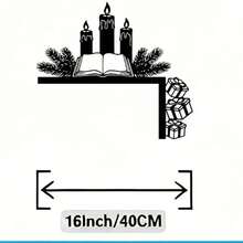 HELLOYOUNG This Modern Metal Candle Holder Has A Distinctive Design, Which Can Be Used As A Wall-Mounted Art Piece - Featuring An Elegant Rust-Resistant Iron Sculpture Of A Religious Figure And An Open Book Design. It Is The Perfect Choice For Christmas, Thanksgiving, And Easter Decorations. It Can Be Used All Year Round And Is Also Suitable For Outdoor Placement, Making It An Ideal Decoration For Churches And Fences. - Multicolor - View 8