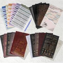 Quote And Sayings With Bible Verses Stickers For Journaling, 846Pcs Word Stickers, 24 Sheets Gold Foil Small Talk Sticker Book For Junk Journal Supplies, ScrapbooFKing, Bujo, Card MaFKing,QuoteandBibleVerseStickerBook - 名言和聖經經文貼紙書 - 查看 1