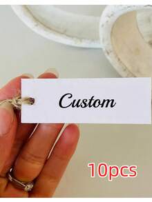 10 cái/20 cái/30 cái/60 cái/90 cái Thẻ quà tặng cá nhân hóa kèm dây gai dầu cao cấp – Thẻ treo bằng giấy Kraft màu trắng với tên và chữ tùy chỉnh, lý tưởng cho quà tặng làm bánh, đám cưới, sinh nhật, quà tặng tựu trường và Ngày Nhà giáo, đa chức năng, trang trí, có thể tái sử dụng, tinh tế, phong cách, chất lượng cao, nhiều màu sắc, cá nhân hóa, độc đáo, quà tặng lý tưởng dành cho phái mạnh. - Nhiều màu (phong cách Giáng sinh) - Xem 8