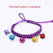 Handmade Woven Painted Bell Collar For Dogs And Cats - Multicolor - View 16