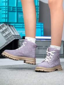 UMBURLLY Women's Safety Shoes With Steel Toe Cap, Anti-Puncture, Outdoor Work Boots, Suitable For Factory, Workshop, All Seasons, Mid-Top Work Shoes