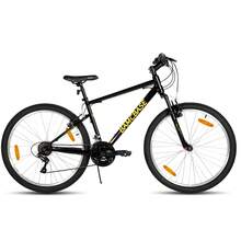 Hiland All-Terrain Mountain Bike (26/27.5 Inch) – Elegant MTB For Women & Men – 18-Speed Gears & V-Brakes – Attractive Colors - 黑色 - 查看 3