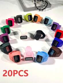 电子指环计数器，弹性指环计数器，迷你便捷数字显示计数环，操作简单，适用于编织、祈祷（Tasbih）、运动、游戏和其他计数用途 - 彩色 - 查看 32