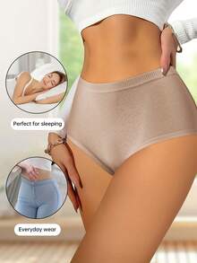 QUASTI 4 piezas/paquete Ropa interior de para el período de la mujer, cómoda, amigable con la piel, transpirable, a prueba de fugas - Multicolor - Ver 2