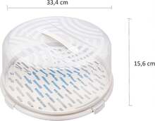 Cake Storage Containers - White - View 2