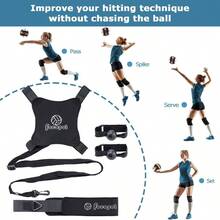 Volleyball Training Equipment Aid, Volleyball Trainer To Practice Serve, Spike, Set And Pass, Volleyball Trainer Beginners Pro - 5 Pack - View 3