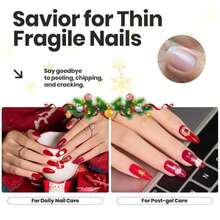 Beetles Red Nail Polish Set Blazing Rose, 6 Colors Dark Red Burgundy Nail Polish Glossy 15ml Enhance Nails Quick Dry Fingernail Polish For Nail Art Manicure DIY At Home Christmas Gifts For Women - Màu be - Xem 5