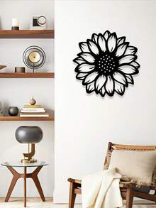 Large Sunflower Metal Wall Decor - Rustic Home Decoration Sculpture, Ideal For Living Room And Housewarming Gift In Spring