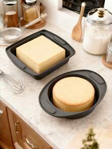 Brodark 4/5/24/33pcs Silicone Baking Mold Set - Non-Stick Round Cake, Donut, Muffin And Toast Molds - Durable, Easy To Clean, Ideal For Home Baking, Essential Baking Supplies | Modern Kitchen Tools | Durable Silicone - Grey - View 8