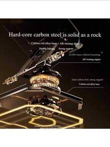 可旋转可折叠金属桌面支架，适用于 iPad、平板电脑、笔记本电脑，可用于直播、学习、追剧，并可为平板电脑散热。