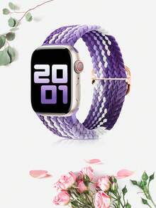 1 Stück St.Siabe elastisches Nylon Armband, verstellbares gewebtes Nylon Solo Loop Uhrenarmband kompatibel mit 38mm, 40mm, 41mm, 42mm, 44mm, 45mm, 49mm Smartwatches, geeignet für Series 9, 8, 7, 6, SE, 5, 4, 3, 2, 1, Ultra, Zubehörarmband