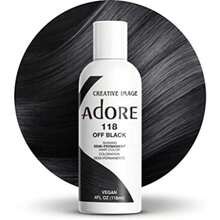 Adore Semi-Permanent Haircolor #191 4 Ounce (118ml)(#118 Off Black) - Multicolor - Ver 2
