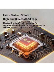 Lenovo TA320 Bluetooth Headphones: Noise Canceling, Sports & Running, Long Battery Life, High Sound Quality, Open-Type Wireless Bluetooth Headphones - Moon Rock White - View 7