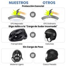 1 pieza  Casco Bicicleta para Hombre y Mujer, Juego de Accesorios para Bicicleta, Casco de Bicicleta con Accesorios a Prueba de Viento e Insectos, adecuado para bicicleta de montaña y de carretera para adultos y jóvenes, protección ajustable de calidad con flujo de aire integrado para ciclismo de montaña y carretera - HO-109 fibra de carbono - Ver 4