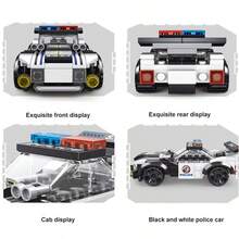 NEW DIY City SWAT Super Sports Car Truck Dual-Rotor Helicopter Cement Mixer Building Blocks Bricks Kits Classic Model - Multicolor - View 4