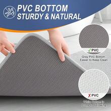Thick Memory Foam Bath Mat Rug 36x24, Extra Soft Absorbent Bathroom Rug, Quick Dry Bath Mats, Non-Slip, Machine Washable Carpet For Bathroom, Tub And Shower, Home Decor Accessories, Light Grey,36inchx24inch,LightGrey - 淺灰色 - 查看 5