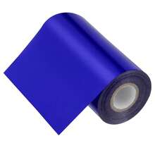 5\X400Ft Hot Stamping Foil Paper, Heat Transfer Hot Stamping Paper Foil Roll For Leather DIY Logo Decor Craft Gift Package Scrapbook Card, Dark Blue,5inchx400Ft,DarkBlue - 深藍色 - 查看 2