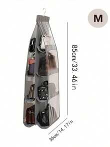 1pc, 6/8 Pockets Hanging Purse Handbag Organizer Clear Hanging Shelf Bag Collection Storage Holder Purse Bag Wardrobe Closet Space Saving Organizers - Multicolor - View 10