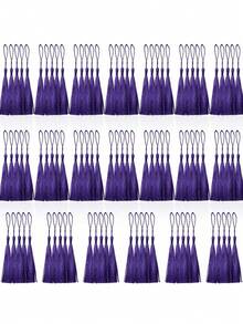 2026新款1个/100个迷你流苏戒指 - 5英寸涤纶流苏，适用于书签、珠宝制作、DIY手工艺品 - 20种鲜艳颜色，传统风格家居装饰和毕业庆典装饰，彩色流苏，装饰性流苏，学生可以用它们来悬挂书包、背包、手提包、手机等。它也可以作为独特的钥匙扣。 - 彩色 - 查看 17