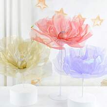 Seidenblumen große Pfingstrosen für Heim-Dekoration, Wohnzimmer, Valentinstag, Hochzeit, Verlobung, realistische künstliche Blumenarrangements - Verschiedenfarbig - Übersicht 8