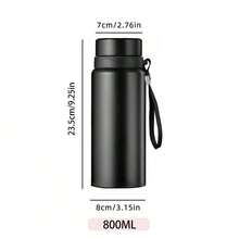1L Vacuum Insulated Stainless Steel Water Bottle, Keeps Drinks Hot/Cold - Multicolor - View 12
