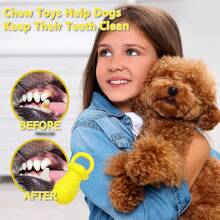 Latex Chew Dog Toys, Novelty Squeaky Pacifier Dog Toys, 5.2\ Durable Pacifier Dog Chew Toys For Small And Medium Dogs(Yellow,1 Pcs),Yellow - 黃色 - 查看 7