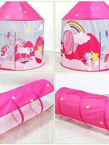 Kids Play Tents - 玫瑰紅 - 查看 2
