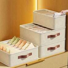 Underwear Divider Organizer, Socks, Bra Storage Box, Drawer Organizer Pouch, Formal Pants, Shoes, Jeans, Boots, Skirts, Bedroom, Storage Box, Home Cabinet, Women's White T-Shirt, Women's Black Pants, Women's Winter Clothing, Dress, Women's Winter Wear, Elegant Women's Skirt, Women's White Blouse, Long Sleeve, Women's White Jumpsuit, Women's Spring Dress, Women's Spring Wear, Spring, Spring Clothing, Minimalist Style, Summer Top Storage