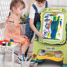 Kids Magnetic & Mechanical Drawing Boards - Mint Green - View 7