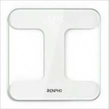 Bscula de bao para peso corporal, bscula de pesaje para personas, bscula corporal con pantalla brillante, ms precisa hasta 0.01 libras, bateras incluidas, capacidad de 400 lbs/180 kg, - blanco - Ver 2