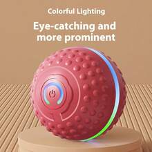 1个自动弹跳球狗狗玩具，逗狗跳跳球，USB充电，适合小型和中型犬室内外玩耍，室内狗狗玩具，互动宠物玩具，可充电宠物玩具，小型犬，中型犬