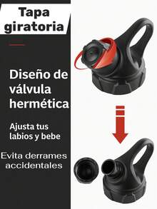 Botella térmica de acero inoxidable 950 ml con tapa deportiva giratoria, doble pared aislante, mantiene bebidas frías y calientes 6 horas, diseño antiderrames, libre de BPA, ideal para oficina, gimnasio, viajes y uso diario - Violeta - Ver 6
