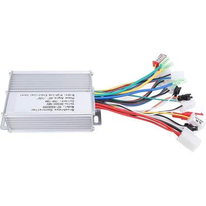 Tbest Controlador sin Escobillas para Bicicleta Eléctrica, Motor Inteligente de 350W para Scooter de Bicicleta Eléctrica