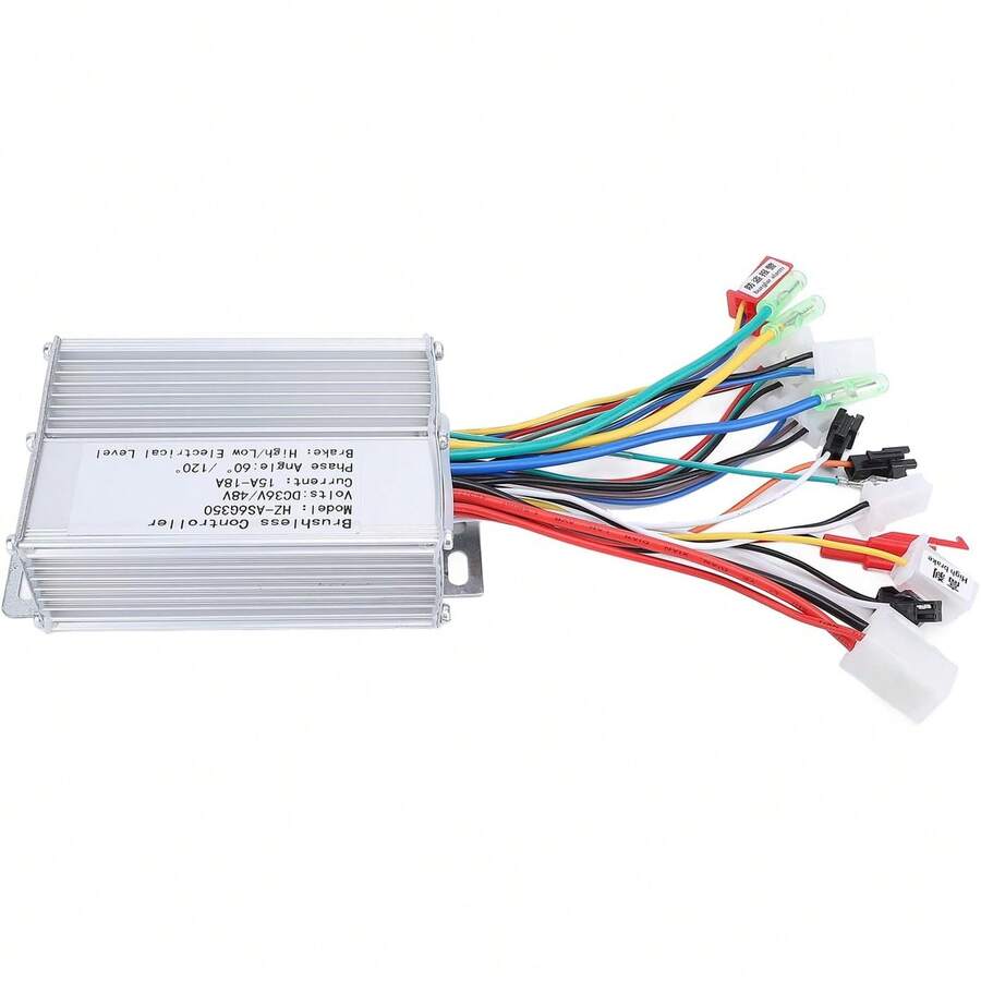 Tbest Controlador sin Escobillas para Bicicleta Eléctrica, Motor Inteligente de 350W para Scooter de Bicicleta Eléctrica - 1 - Ver 1