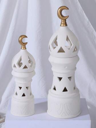 Artículo decorativo de la serie Ramadán, quemador de incienso árabe