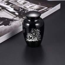 Sunflower Cremation Urn Keepsake Aluminum Alloy Ashes Holder Funeral Urn Urn To Commemorate Human Or Pet - Multicolor - View 4