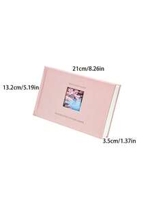 1 Set Of 14 Sheets Instant Film Photo Album, Can Hold 52 3-Inch Photos, DIY Memory Book - Multicolor - View 11