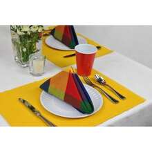 DII Mantel Rectangular de poliéster de 132.08 cm x 177.80 cm, Negro, Perfecto para Halloween, Fiestas de Cena y Uso Diario, , , Napkin Set, 1(60x120" Blanco) - Multicolor - Ver 21