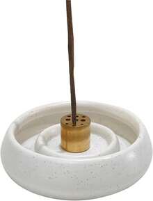 Palo Santo Holder, 4 Incense Holder Sticks, Handmade Palo Santo, Incense (White) - Green - View 2