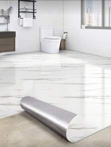 1 Roll Glossy Marble Peel And Stick Vinyl Flooring Tiles 15.7x118.1 Inch Vinyl Floor Tiles Linoleum Vinyl Plank Floor Covering Waterproof Wear For DIY Installation Room Office Kitchen Self-Adhesive Roof And Ceiling Self-Installation Wallpaper And Aluminum-Plastic Panels For Concealing Ugly Wall Peeling, Suitable For Living Room, Kitchen Back Panels And Bathroom Decoration Wall Paper Wall Stickers Wall Decor Bedroom Living Room Decor - Multicolor - View 1