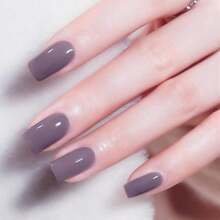 VENALISA 15ml Grey Gel Nail Polish, Grey Brown Color Soak Off UV LED Nail Gel Polish Nail Art Starter Manicure Salon DIY At Home, 0.53 OZ - ColorR - 查看 2